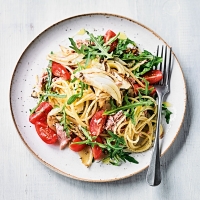 Tuna, tomato & fennel spaghetti