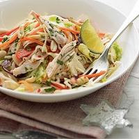 Vietnamese Turkey Salad with Mint and Chilli Dressing