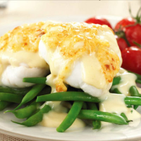 Plaice in a Cheese and Dijon Mustard Sauce