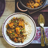 Lamb and butternut squash curry