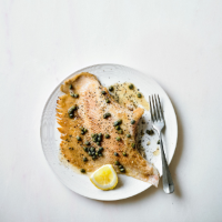 Ray wings with capers, lemon & butter