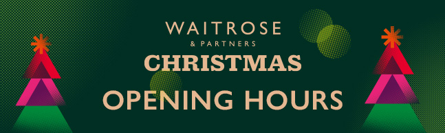 Waitrose Christmas Opening Hours