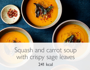 Squash and carrot soup