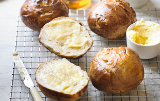Martha Collison's lemon & ginger teacakes with honey butter